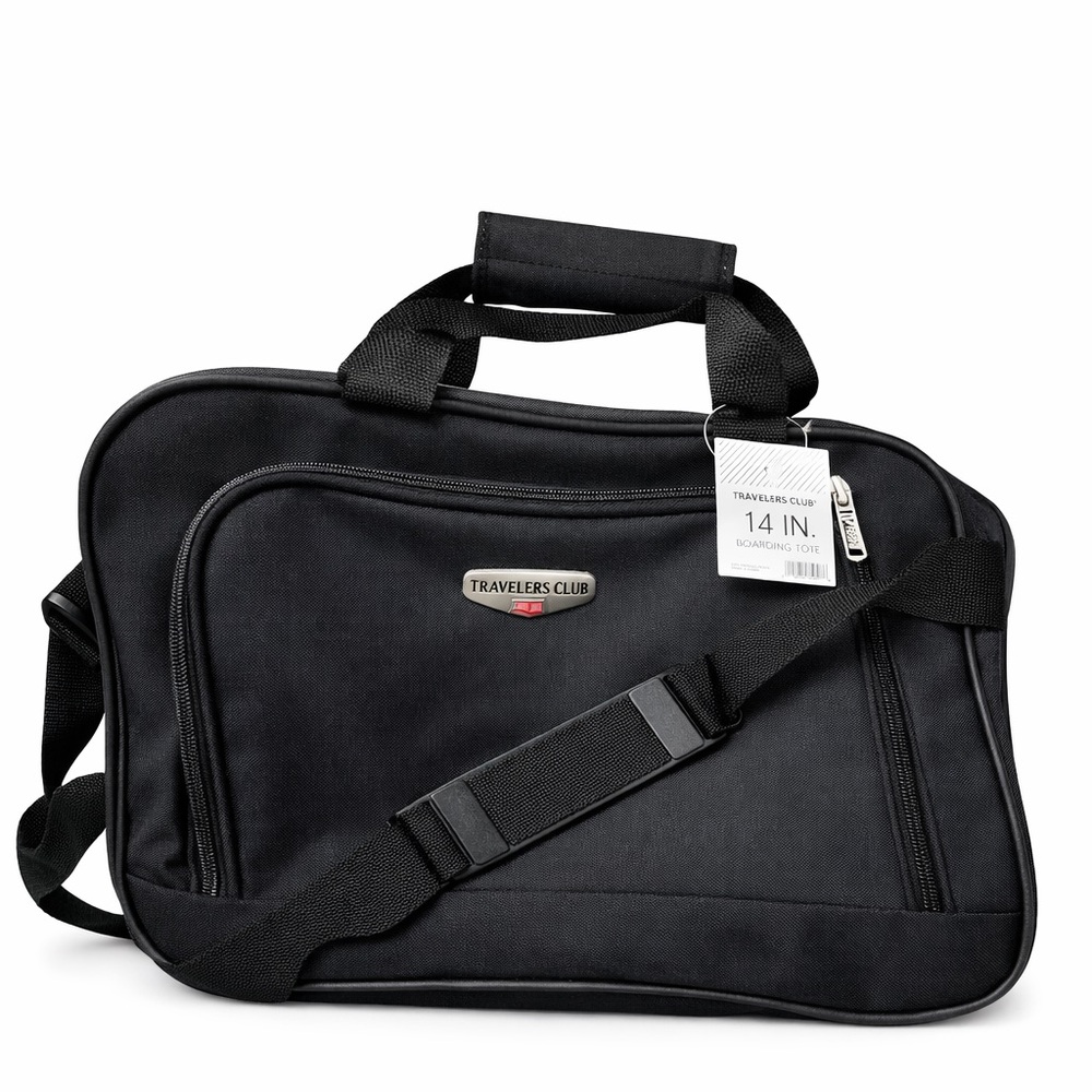 Travelers Club 14” Boarding Tote – NWT 🖤